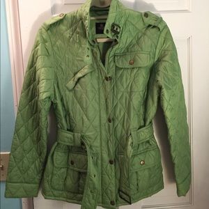 Barbour Quilted Belt Coat- USA 8